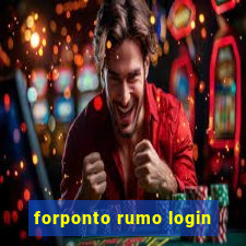 forponto rumo login